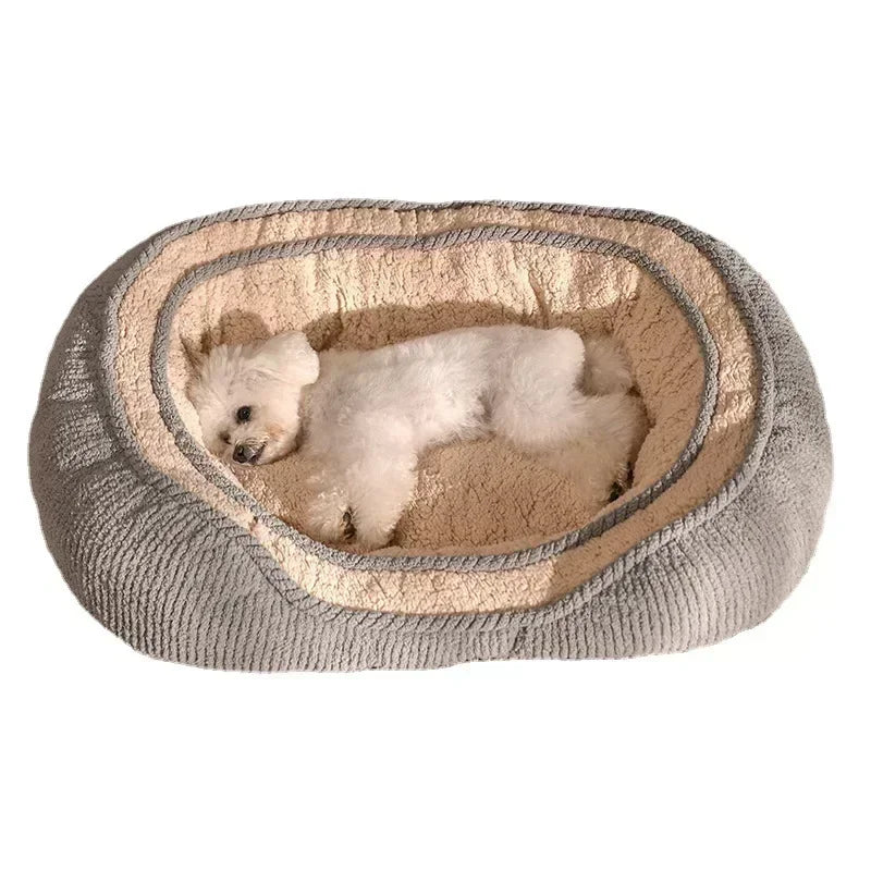 Pet Dog Bed Sofa Deep Sleeping Beds for Small Medium Large Dogs Detachable Winter Warm Cushion Cat House Kennel Mat Pet Products