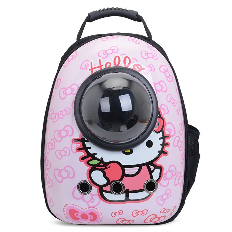 Cat Backpack Carrier Fat Cat Bag Breathable Transport Travel Bag Dog Space Capsule Pet Capsule Astronaut Backpack For Pets