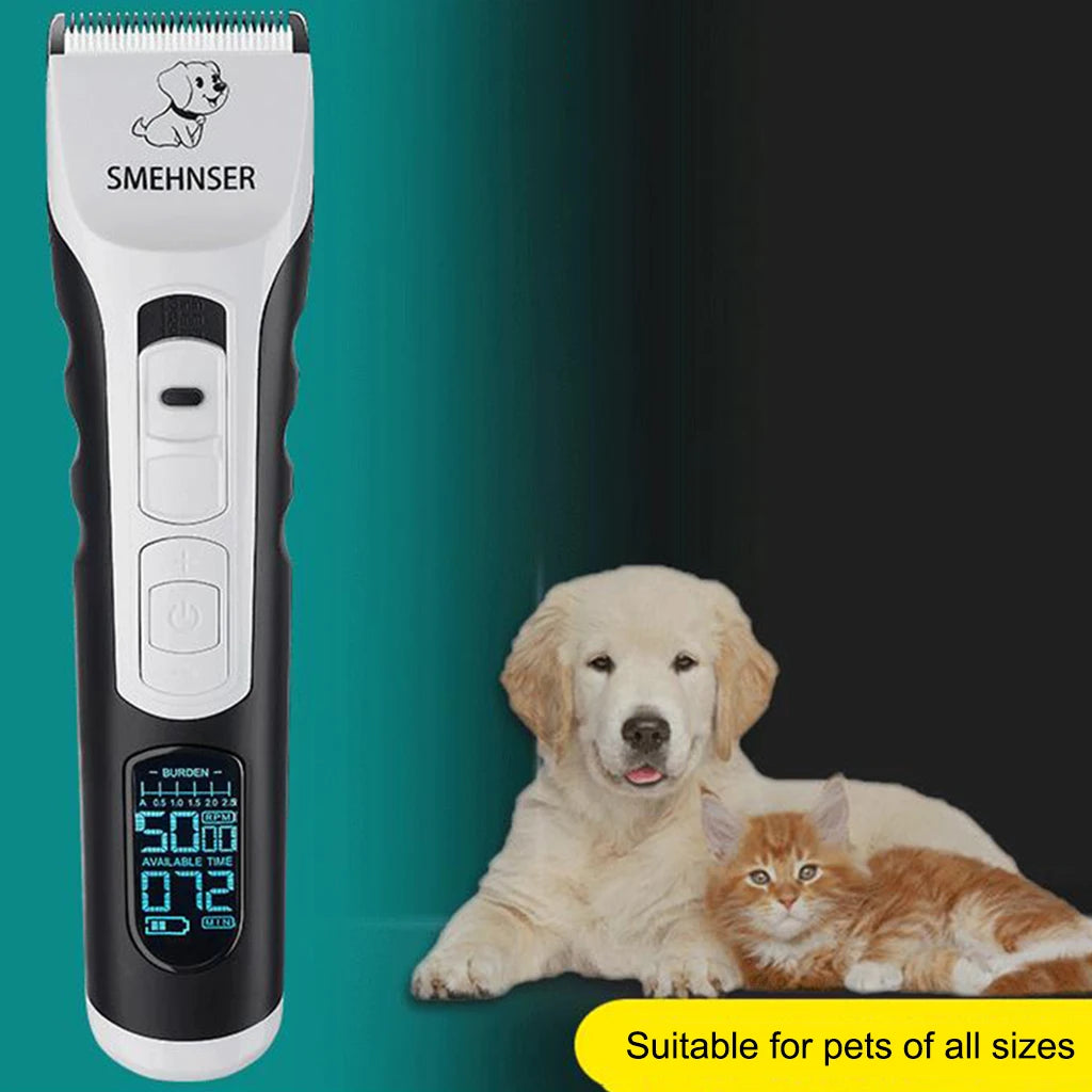 Cordless Silent Electric Pet Clippers Cats Shaver Animal Trimmer Guide Comb Pet Clippers Grooming Trimmer Hair Shave Tool