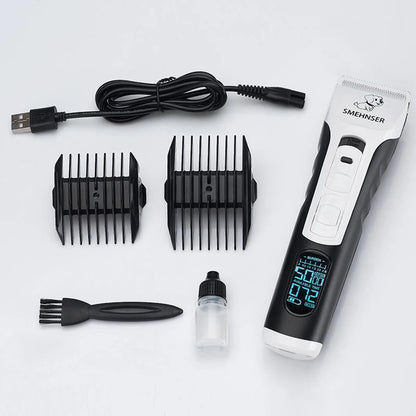 Cordless Silent Electric Pet Clippers Cats Shaver Animal Trimmer Guide Comb Pet Clippers Grooming Trimmer Hair Shave Tool