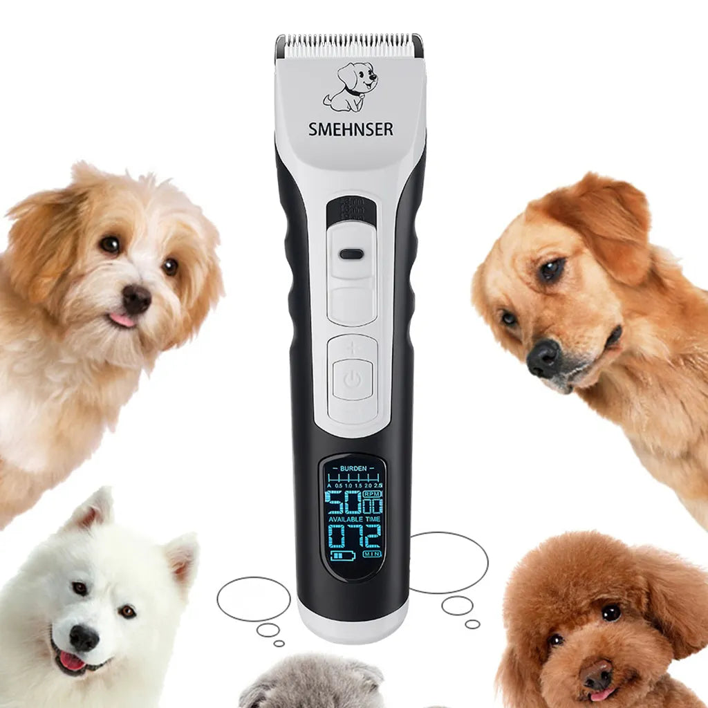 Cordless Silent Electric Pet Clippers Cats Shaver Animal Trimmer Guide Comb Pet Clippers Grooming Trimmer Hair Shave Tool