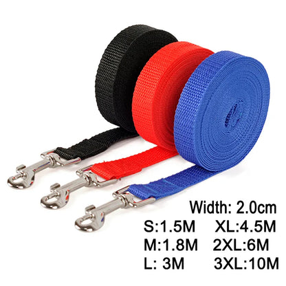 Pet Dog Leash Nylon Leash For Dogs 5Colors 1.5M 1.8M 3M 4.5M 6M Walking Training Leash Cats Dogs Harness Collar Leash Strap Belt