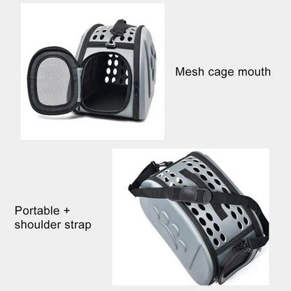 New Fashion Dog Cat Pet Puppy Carrier Cage Fashionable Breathable Foldable Pet Carrier Crossbody Bag Pet Products Accessories