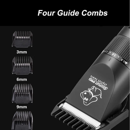 Professional High Power 20W Electric Pet Hair Clipper Cat Dog Hair Trimmer Grooming Machine Dog Hair Shaver 110-240V For Animal