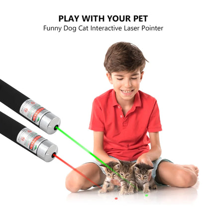 Laser Pointer 4mW High Pointer Laser Meter Pet Cat Toy Light Sight 530Nm 405Nm 650Nm Power Red Dot Office Interactive Laser Pen