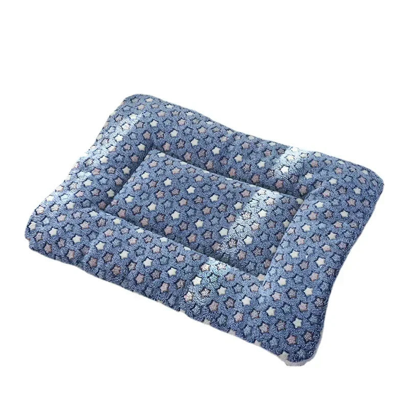 Soft Cat Bed Mats Short Plush Pet Sleeping Bed Mats for Cats Small Dogs Cute Pet Pad Blanket Warm Kitten Cushion Cat Accessories