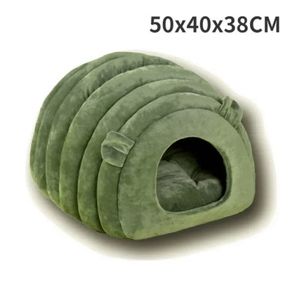 Deep Sleep Comfort in Winter Cat Bed Small Dog House Products Pets Tent Cozy Cave Cat Supplies Cat Beds Pet Products