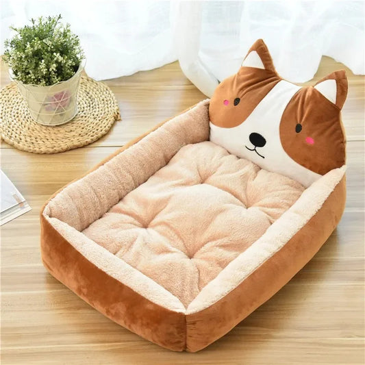 Rectangle Dog Bed Sleeping Bag Kennel Cat Puppy Sofa Bed Pet House Winter Warm Nest Soft Beds Portable for Pets Cats Basket