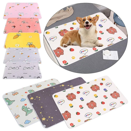 Toilet Bed Mat Cover Outdoor Travel Absorbency Pets Mats Washable Pee Pad Training Pads Dog Pet Supplies