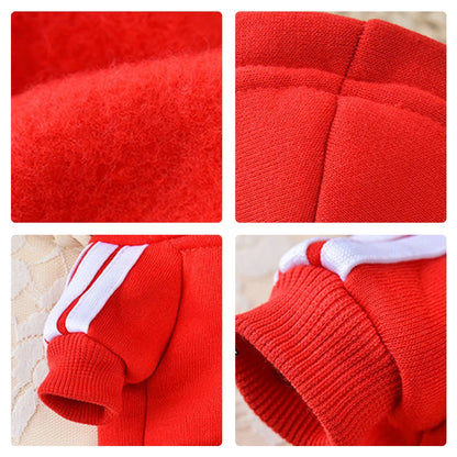 Adidog Dog Clothes Autumn And Winter New Pet Clothes Small Medium Clothes Luxury Puppy Chihuahua Pet Warm Four-Legged Sweater