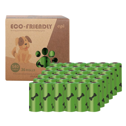 EPI Biodegradable Pet Garbage Bag Dog Poop Bags Dog Poop Bag Dispenser Dog Cleaning Supplies Dog Products for Dogs