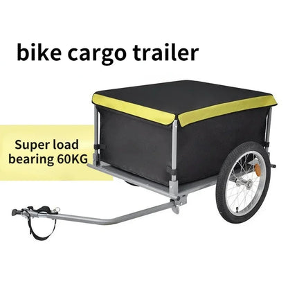 Will Travel Pull Cargo Trailer Sundries Trailer Shopping Cart LuggageBicycle Trailer Pet Trolley Pet Carrier