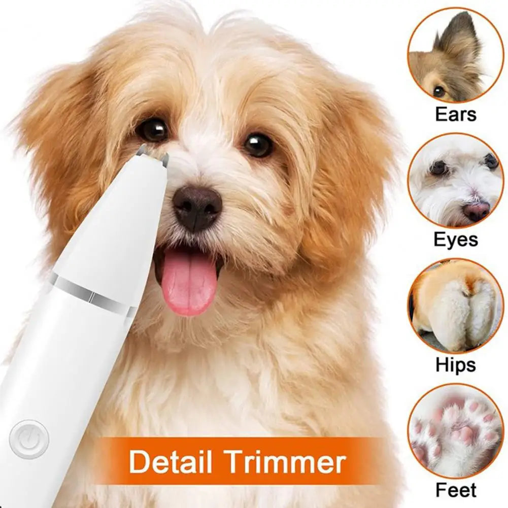 Pet Shaving Care Set Cordless Dog Grooming Shears Low Noise Pet Grooming Set with Ceramic Blades Electric Dog Clippers for Cat