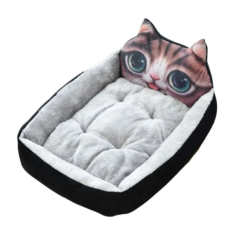 Rectangle Dog Bed Sleeping Bag Kennel Cat Puppy Sofa Bed Pet House Winter Warm Nest Soft Beds Portable for Pets Cats Basket