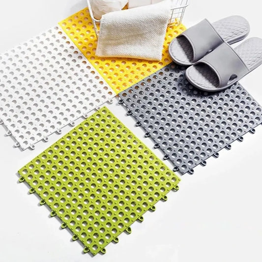 Multifunctional Anti-slip Soft Plastic Mat Rabbit Foot Mat Toilet Ground Mat Pet Cage Floor Mat Bathroom Carpet