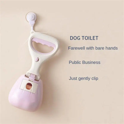 Pet Poop Picker Poop Shovel Portable Dog Poop Collector Cat Poop Shovel Pick Up Outdoor Cleaning Tools Free 75 day toilet bag