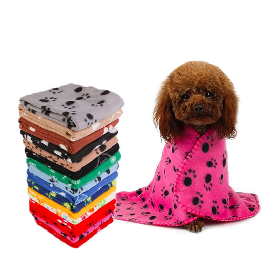 Reversible Fleece Pet Blanket Pet Mat Cat Blanket Dog Beds Mats  for Large Dogs Dog Supplies Accessories Dog Blankets for Dog