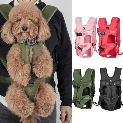 Great Pet Bag Thickened Sponge Pet Carrier Comfortable to Wear Waterproof Easy to Use Front-Facing Dog Backpack