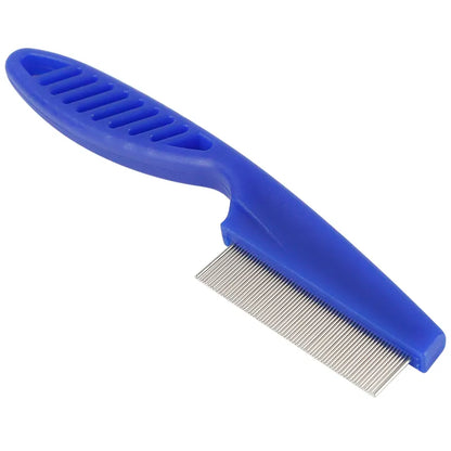 Pet Hair Shedding Comb Stainless Steel Flea Comb For Cat Dog Pet Comfort Flea Hair Grooming Comb Dog Cat Fur Removal Brush