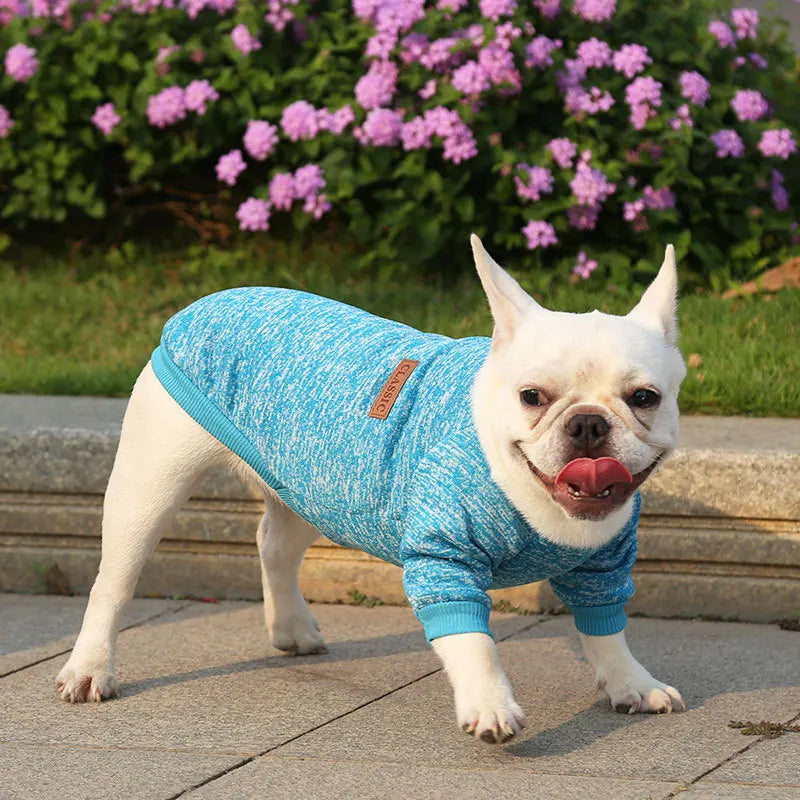 Dog Clothes For Medium Small Dogs Pet Coat Autumn Winter Warm Clothing Grey Cooling Vest Coat Pet Sweatshirt