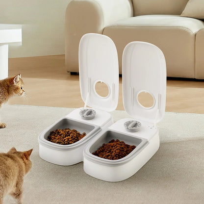 Pet Automatic Timing Feeder Detachable Auto Dog Dry Food Dispenser Smart Pet Food Feeder Timed for Cats Dogs