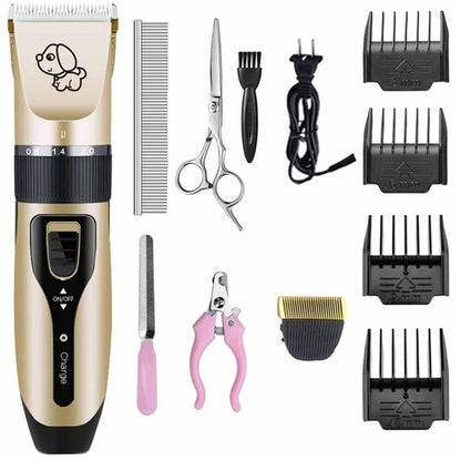 Rechargeable Low-Noise Cat Dog Hair Trimmer Electrical Pet Hair Clipper Remover Cutter Grooming Pets Hair Cut Machine