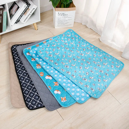 Dog Pee Pad Blanket Reusable Absorbent Diaper Washable Puppy Training Pad Pet Bed Urine Mat for Pet Car Seat Cover