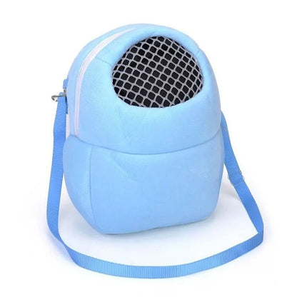 Small Pet Carrier Rabbit Cage Hamster Chinchilla Travel Warm Bags Guinea Pig Carry Pouch Bag Breathable Pet Cage Rat Leash