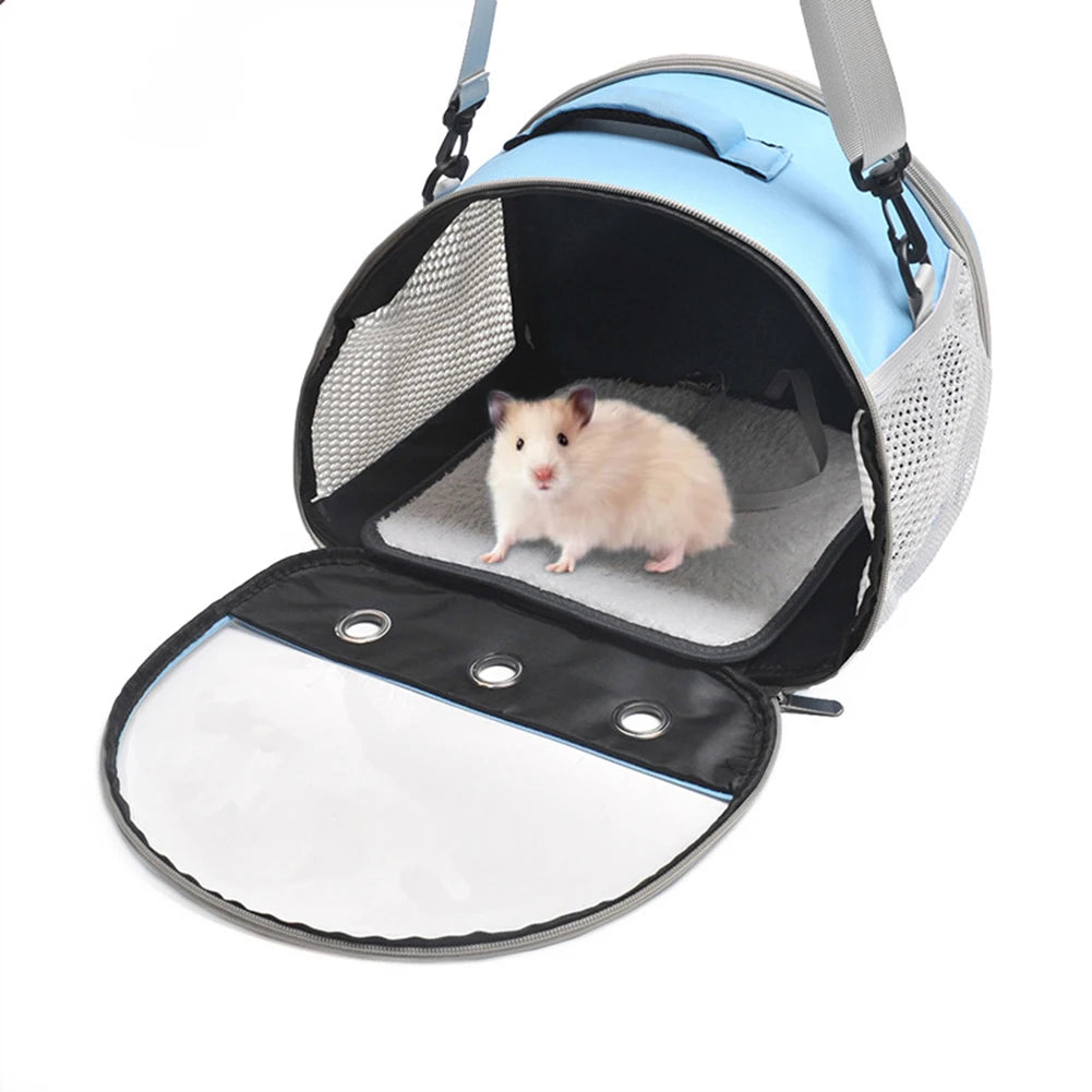 Guinea Pig Carrier Bag Portable Pet Carrier Pouch Outgoing Travel Carrying Case For Hamster Rabbit Hedgehog Sugar Glider