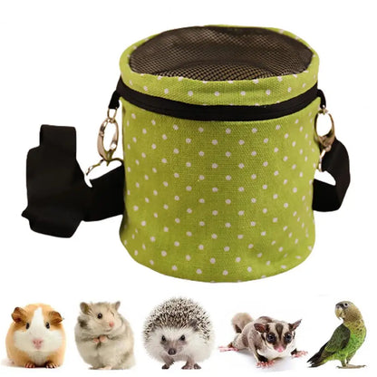 Breathable Pet Carrier Easy-to-carry Pet Bag Cute Pet Carrier Bags for Small Animals Ideal for Hamsters Hedgehogs Sugar Gliders