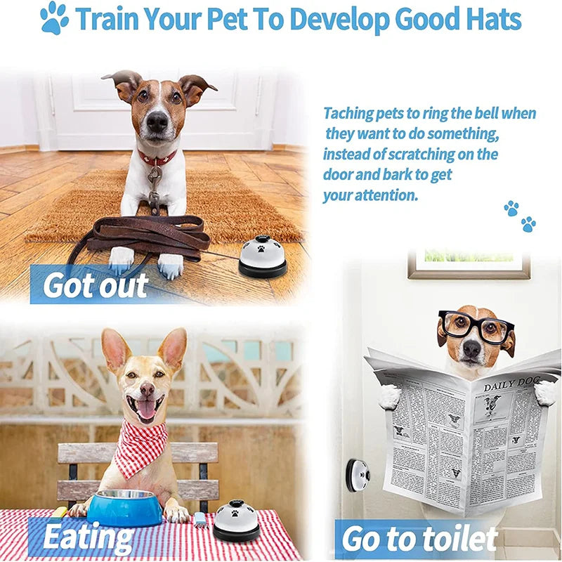 Pet Training Bells Dogs Bell for Door Potty Training to Go Outside  Communication Device Dog Agility Train Pet Interactive Toys