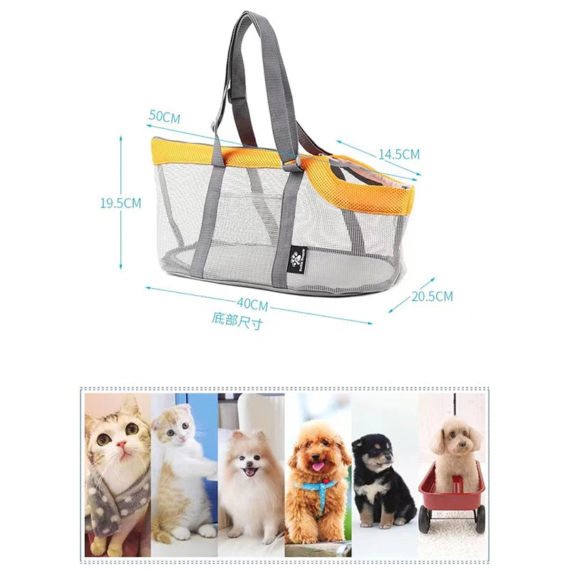 Pet Dog Carrier Backpack Breathable Comfort Outdoor Travel Bags for Dog Cat Carrier Bag Chihuahua Portable Single Tote Shoulder