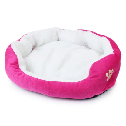 Pet Dog Bed Cashmere Warming Hot Dog Bed House Soft Dog Lounger Nest Dog Baskets Fall Winter Plush Kennel for Cat Puppy Supplies