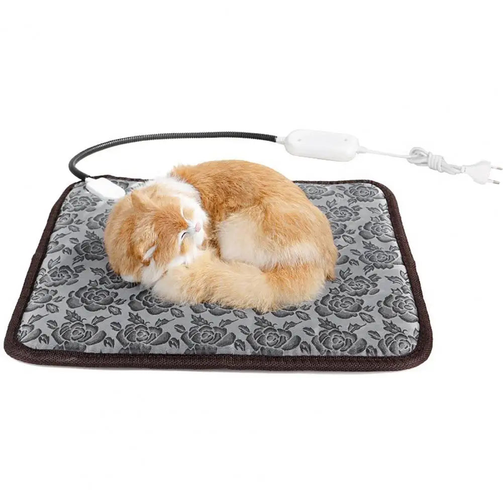 Adjustable Temperature Even Heating Keep Warm Dog Heated Blanket Puppy Mat Bed Pet Electric Warmer Pad Pet Accessories