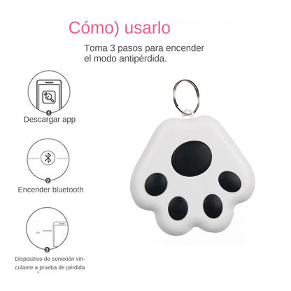 Mini Smart GPS Bluetooth Tracker Anti-Lost Device Dog Paw Shape Pet Kids Bag Wallet Keys Wireless Tracking Smart Finder Locator