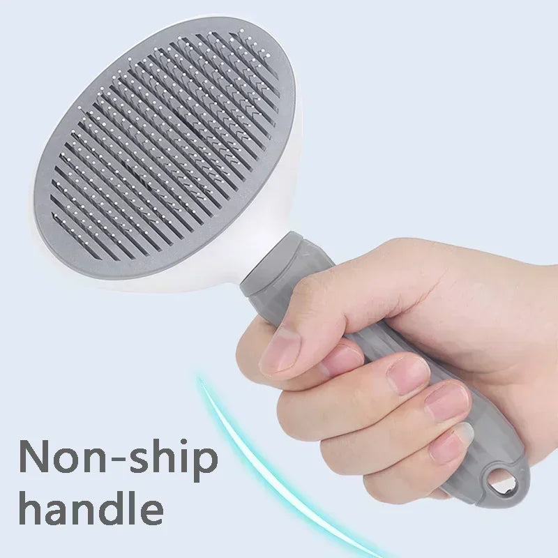 Hair Remover Brush Dog and Cat Non-slip Beauty Brush Dog Grooming Equipment Pets Stainless Steel For Dogs Pet Hair Removal Comb