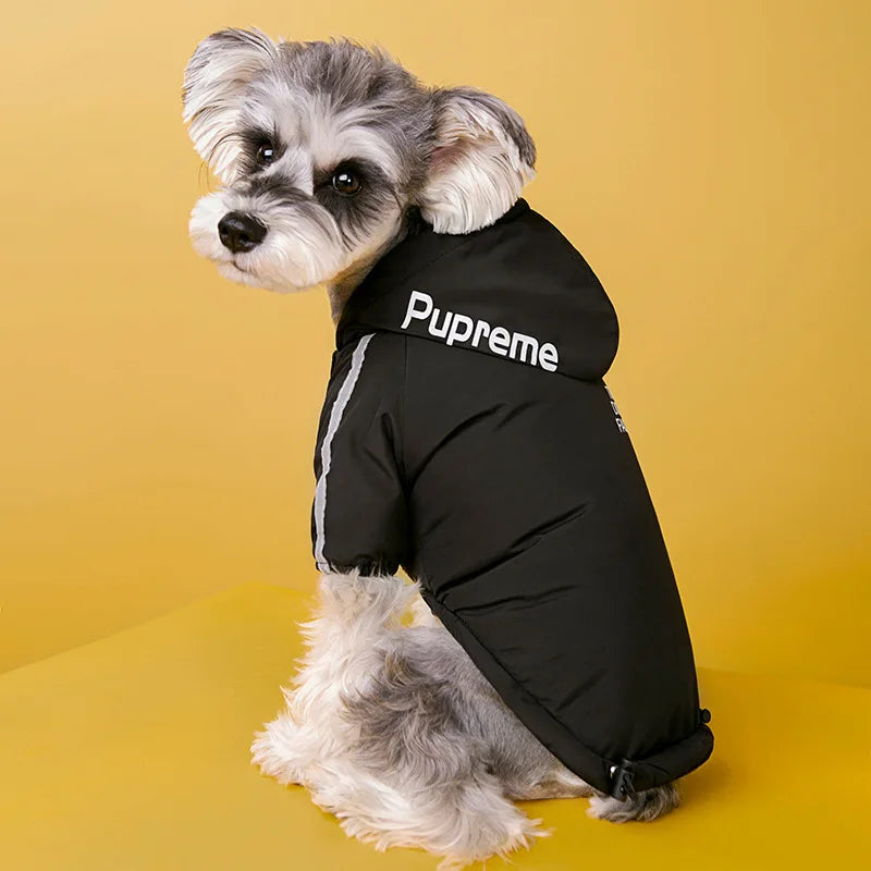 Waterproof Dogs Clothes Reflective Pet Coat For Small Medium Dogs Winter Warm Fleece Dog Jackets Puppy Raincoat Chihuahua Outfit