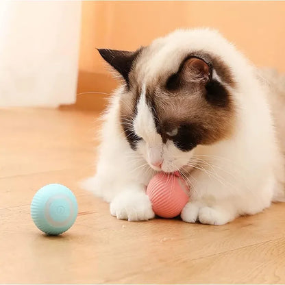 Smart Dog Toys Electric Puppy Ball Toys For Cat Small Dogs Funny Auto Rolling Ball Self-moving Puppy Games Toys Pet Accessories