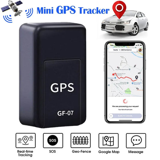 GF-07 GPS Car Tracker Magnetic Motorcycle Bike Bicycle Tracking Positioner For Vehicle Pets Children Universal Anti-lost Locator