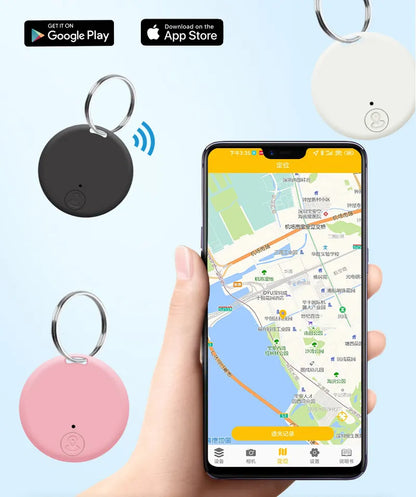 Mini Fashion Smart Dog Pets Bluetooth 4.0 GPS Tracker Anti-lost Alarm Tag Wireless Child Bag Wallet Key Finder Locator