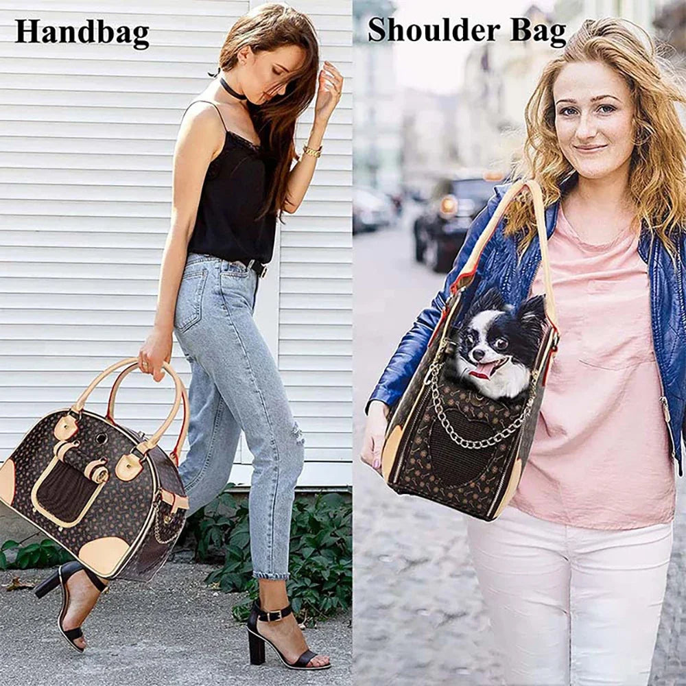 Dog Cat Carrier Bag Waterproof Outdoor Travel Portable Foldable Pet Shoulder Bag for Cat and Small Dog Home Dog Accessories