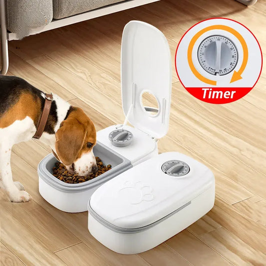 Pet Automatic Timing Feeder Detachable Auto Dog Dry Food Dispenser Smart Pet Food Feeder Timed for Cats Dogs