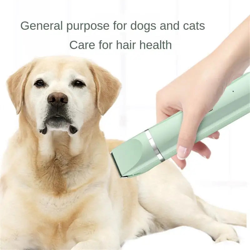 4-in-1 Pet Hair Remover Electric Silent Cat Dog Shaver Nail Grinder Electric Clippers Trimming Multi-function Nail Cutter Set