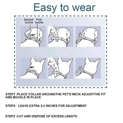 New Pet Dog Cat Collars Veterinary Anti Flea and Tick Collar for Cats Dogs Anti-parasitic Necklace for Large Small Dogs Products