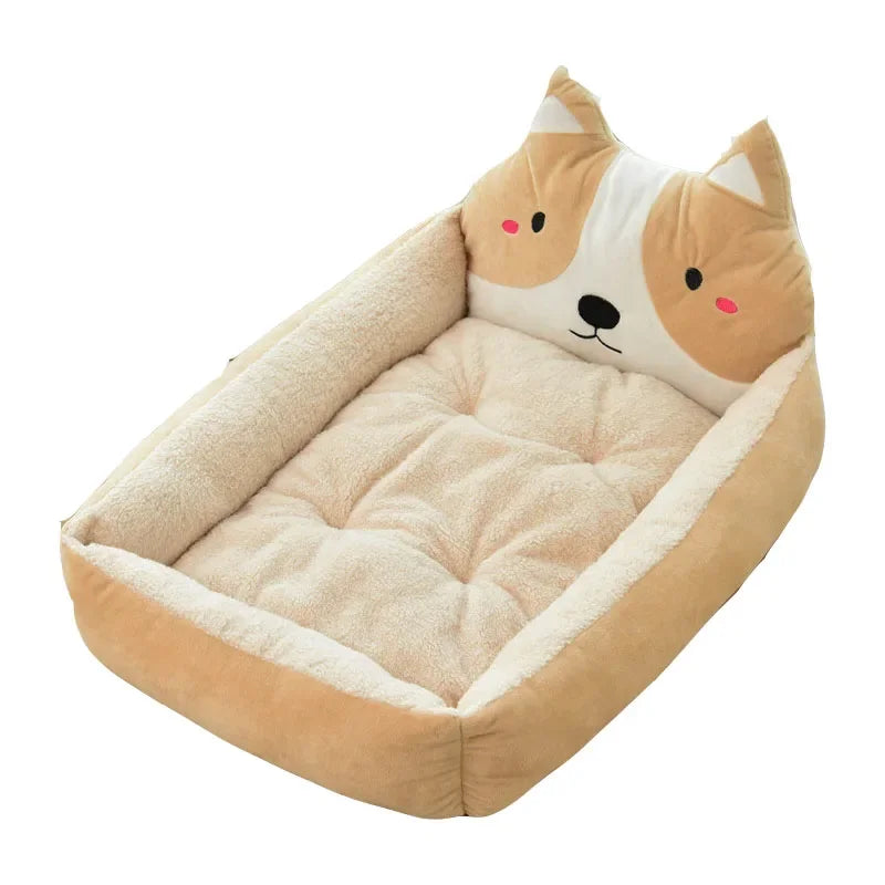 Rectangle Dog Bed Sleeping Bag Kennel Cat Puppy Sofa Bed Pet House Winter Warm Nest Soft Beds Portable for Pets Cats Basket