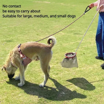 Pet Dog Pooper Scooper Portable Outdoor Cleaner Garbage Picker Poop Bag Collection Convenient Cleaning Tools Dog Poop Collector