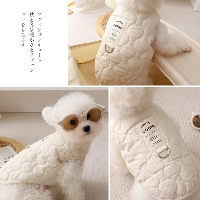 Fashion Cotton Sold Dog Coat Pet Dog Clothes Jacket For Small Dogs Clothing Cat Small Puppy Autumn Winter Dog Skirt Mascotas