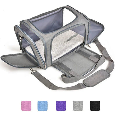 Pet Carriers Bag Pet Dog Carrier Backpack Cats Dogs Travel Bags Portable Breathable Bag Cat Dog Bags Outdoor Travel Pets Handbag