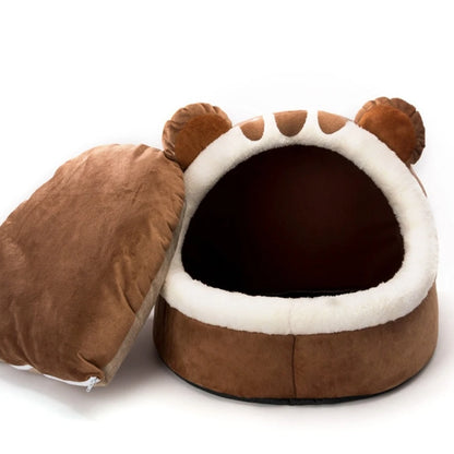 Deep Sleeping Warm in Winter  Bed Little Mat Basket Small Dog House Products Pet Tent Cosy Cave Nest Indoor Warm