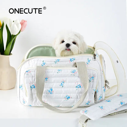 Onecute Bog Bag Carrier Animal Shoulder Portable Sling Pet Product With Puppy Accessories For Teddy To Carry